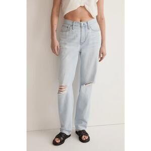Madewell The Slouchy Boyfriend Jean Wrightlane Wash - 29